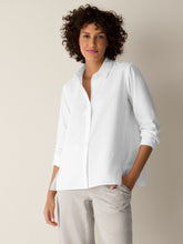 Charger l'image dans la galerie, Chemisier 100% coton blanc FISHER
