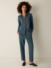Charger l'image dans la galerie, Pantalon relax en coton eucalyptus FISHER
