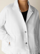 Charger l'image dans la galerie, Jacket denim blanc FISHER
