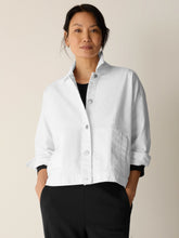 Charger l'image dans la galerie, Jacket denim blanc FISHER
