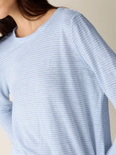 Charger l'image dans la galerie, T-shirt lin bio blue sky FISHER
