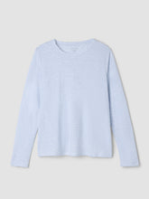 Charger l'image dans la galerie, T-shirt lin bio blue sky FISHER
