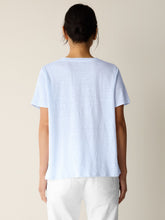 Charger l'image dans la galerie, T-shirt bio lin rayures sky FISHER
