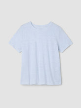 Charger l'image dans la galerie, T-shirt bio lin rayures sky FISHER
