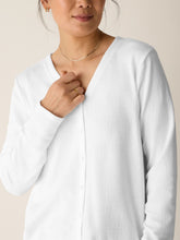 Charger l'image dans la galerie, Cardigan tencel blanc FISHER
