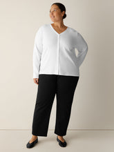 Charger l'image dans la galerie, Cardigan tencel blanc FISHER
