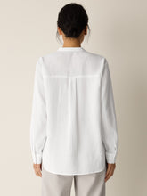 Charger l'image dans la galerie, Chemisier col mao coton bio FISHER
