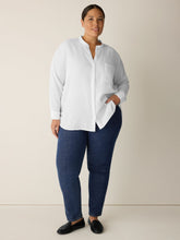 Charger l'image dans la galerie, Chemisier col mao coton bio FISHER
