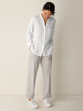 Charger l'image dans la galerie, Chemisier col mao coton bio FISHER
