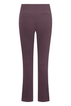 Charger l&#39;image dans la galerie, Pantalon sergé bordeaux SEDUCTIVE
