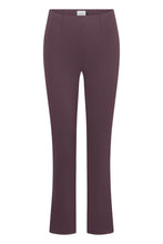 Charger l&#39;image dans la galerie, Pantalon sergé bordeaux SEDUCTIVE
