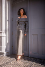 Charger l&#39;image dans la galerie, Pantalon gris en flanelle SEDUCTIVE
