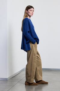 Chandail mohair bleu NEIRAMI