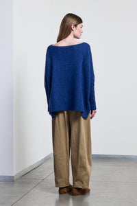 Chandail mohair bleu NEIRAMI