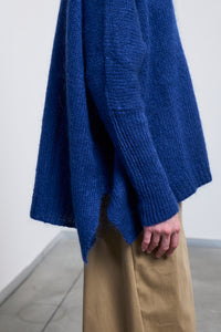 Chandail mohair bleu NEIRAMI