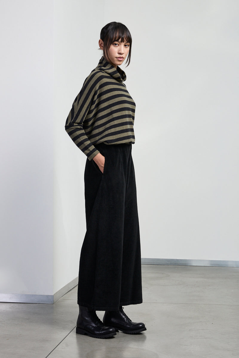 Pantalon velours cordé noir NEIRAMI