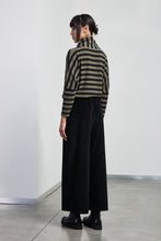 Charger l&#39;image dans la galerie, Pantalon velours cordé noir NEIRAMI
