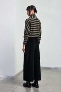 Pantalon velours cordé noir NEIRAMI