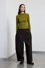 Charger l&#39;image dans la galerie, Pantalon à panneaux chocolat NEIRAMI
