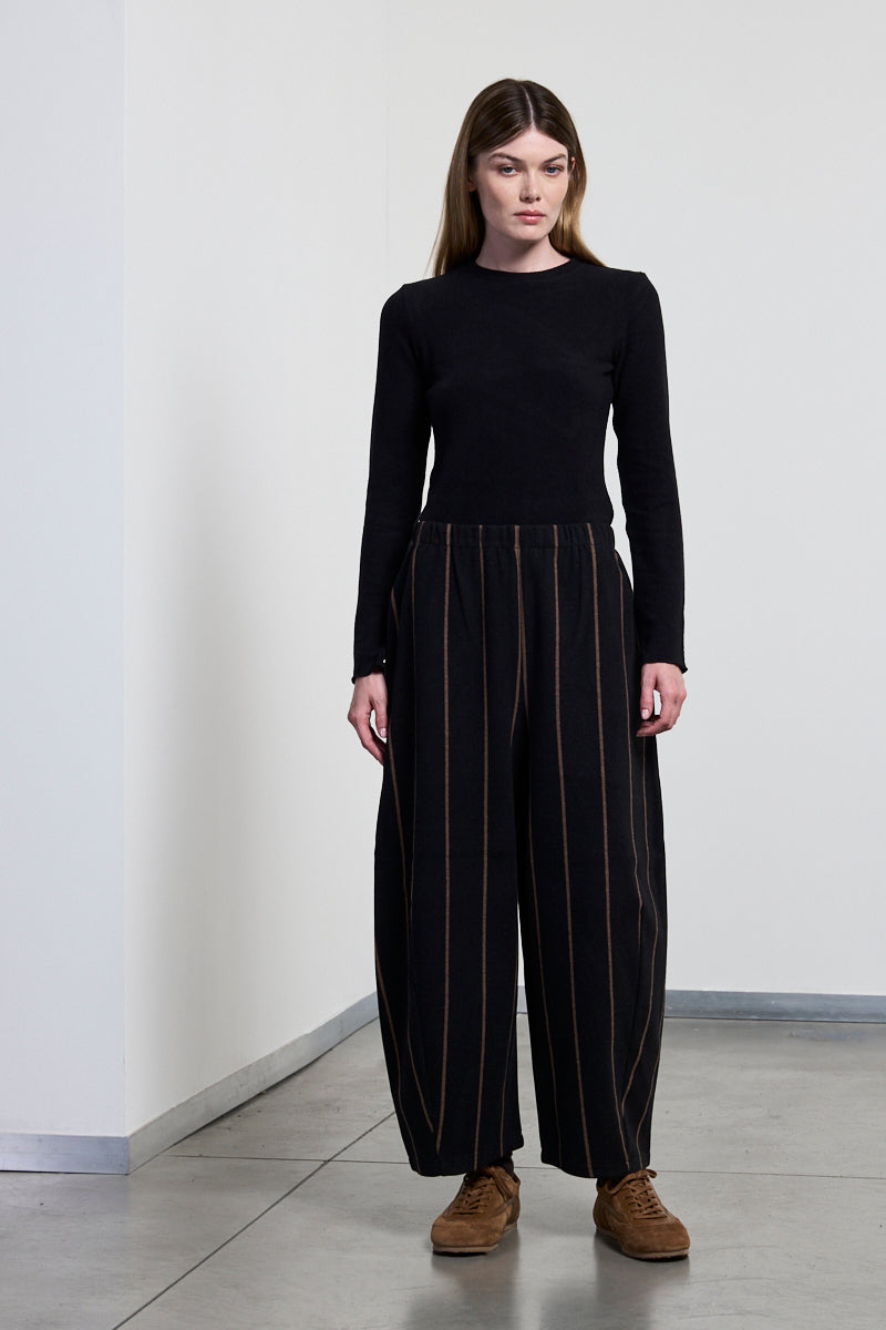 Pantalon lanterne à rayures NEIRAMI
