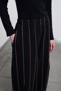 Pantalon lanterne à rayures NEIRAMI