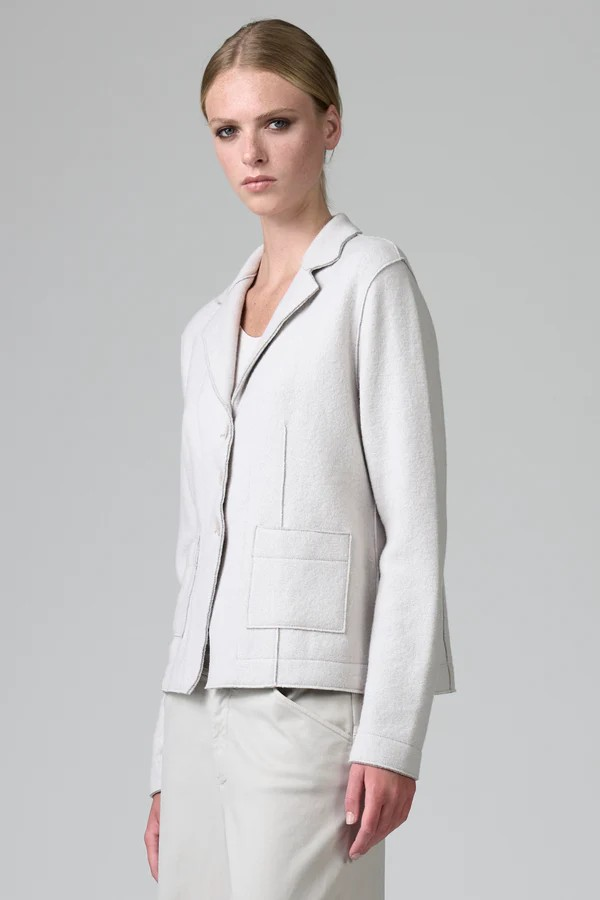 Veste ajustée en maille de laine TRANSIT