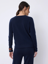 Charger l&#39;image dans la galerie, Pull cachemire ASPEN marine NOT SHY
