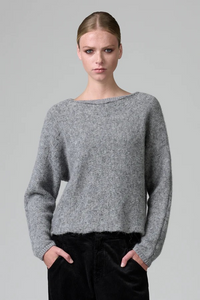 Pull oversize en alpaga et laine mélangée TRANSIT