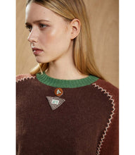 Charger l'image dans la galerie, Pull champignons marron JEIS
