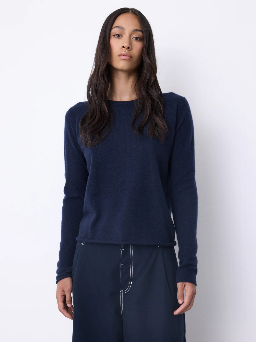 Pull cachemire AYLA marine NOT SHY