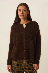 Cardigan BEA coffee DES PETITS HAUTS
