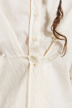 Charger l'image dans la galerie, Blouse popeline naturel SERIENUMERICA
