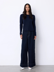 Pull cachemire AYLA marine NOT SHY