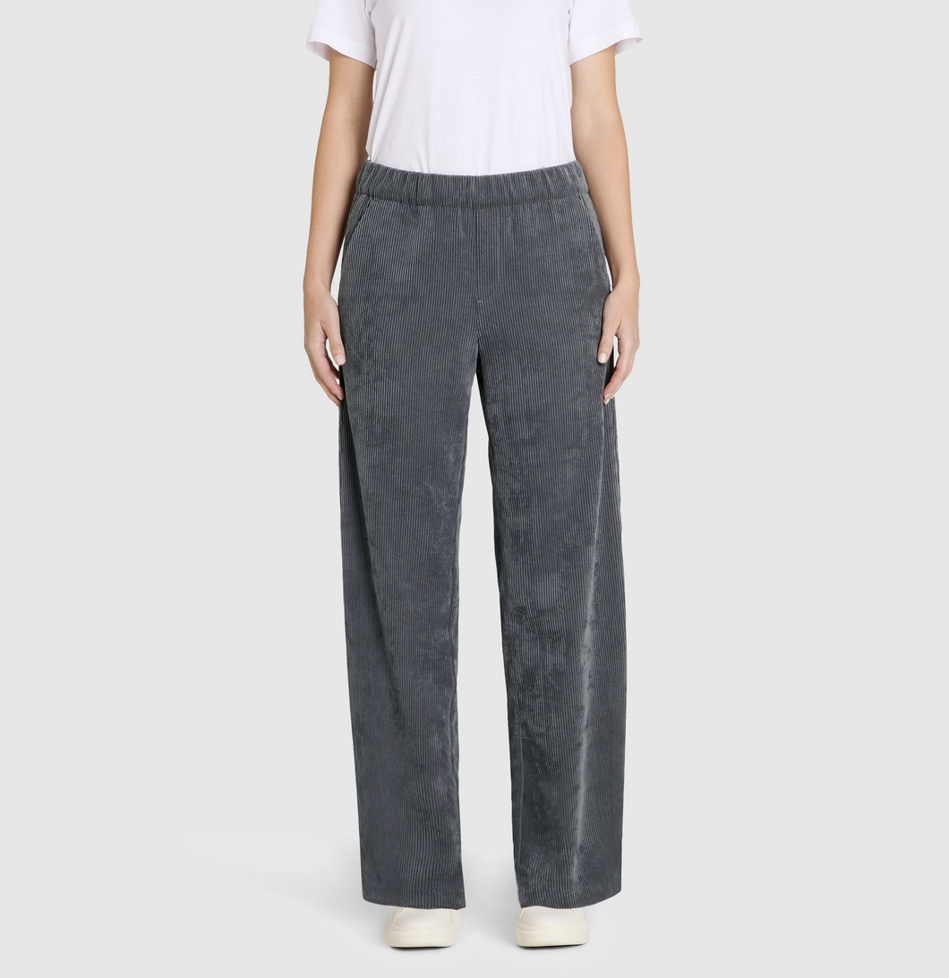 Pantalon velours côtelé bleu gris MAC