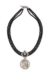 Collier 3 rangs Jaspe Kande